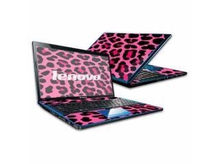 Mightyskins Protective Skin Decal Cover for Lenovo G580 Laptop 15.6" wrap sticker skins Pink Leopard