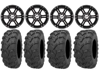 ITP SS212 14" Wheels Black 26" Bear Claw EVO Tires Sportsman 550 850 1000