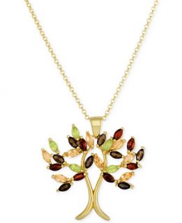 Victoria Townsend Multi Stone (2 1/3 ct. t.w.) Tree Pendant Necklace