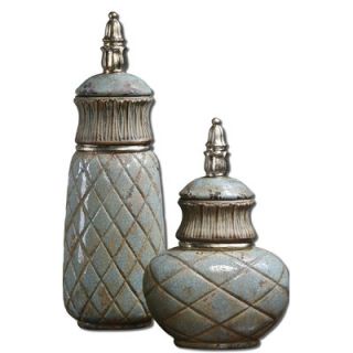 Uttermost 2 Piece Deniz Decorative Jar Set