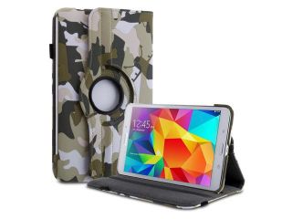 Samsung Galaxy Tab S 10.5" Case   360 Degree Rotating PU Leather Smart Cover Case Stand For Samsung Galaxy Tab S 10.5" T800 T805 with Auto Wake & Sleep and Stylus Holder Camouflage Army Green
