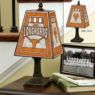 Texas Longhorns NCAA Art Glass Table Lamp