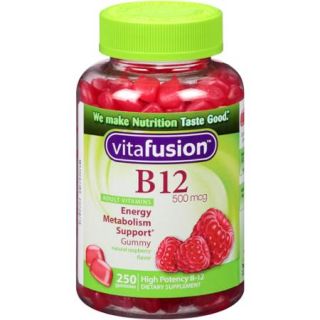 Vitafusion Energy B12 Gummy Vitamins, 500mcg, 250 count