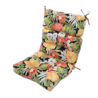 44x22 inch 3 section Outdoor Roma Floral High Back Chair Cushion