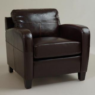 Espresso Mason Bi Cast Leather Chair