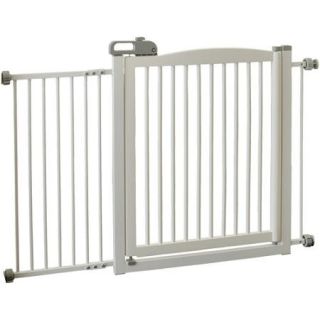 Richell One Touch 150 Pet Gate, Origami White