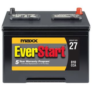 EverStart Maxx Lead Acid Automotive Battery, Group Size 27