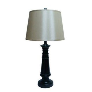 Fangio Lighting Tall Metal 27.5 H Table Lamp with Empire Shade