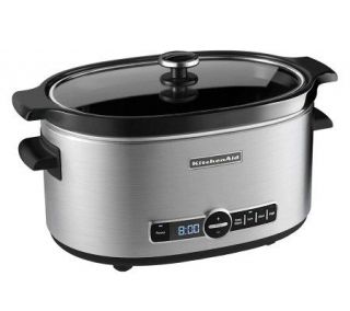 KitchenAid 6 Qt Slow Cooker   Stainless —