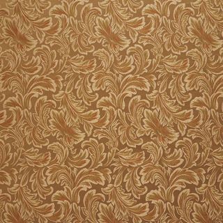 F577 Brown Bronze Green Ivory Floral Leaf Upholstery Drapery Fabric By