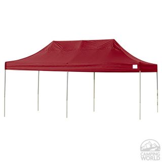 10X20 Pro Series Straight Leg Canopy   Red   Shelterlogic 22537   Instant Canopies