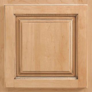 American Woodmark 13x12 7/8 in. Cabinet Door Sample in Newport Maple Coffee Glaze 99889