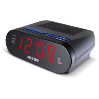 Nelsonic OPP LED Clock Radio with Digital Tuner