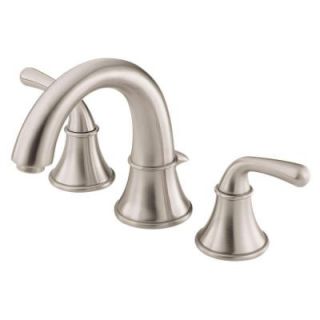 Danze Bannockburn 8 in. Widespread 2 Handle Mid Arc Bathroom Faucet in Brushed Nickel D304056BN