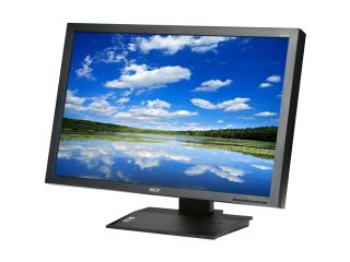 Acer B243WCbmzdr Black 24" 5ms Widescreen LCD Monitor 300 cd/m2 40000:1 Built in Speakers