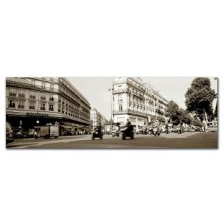 Trademark Fine Art 6 in. x 19 in. Parisian Intersection Canvas Art EM192 C619GG