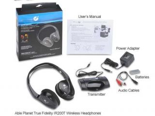 Able Planet True Fidelity IR200T Wireless Headphones   Infrared, Single Channel Transmitter, LINX AUDIO