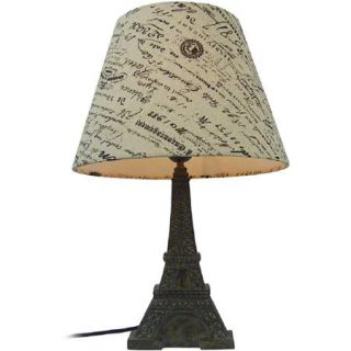 Simple Designs Eiffel Tower Lamp with Paris Shade