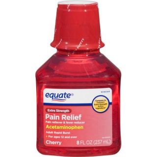 Equate Extra Strength Pain Relief Cherry 8FL oz