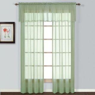 Bundle 53 United Curtain Co. Batiste Window Rod Pocket Curtain Panel (Set of 2)