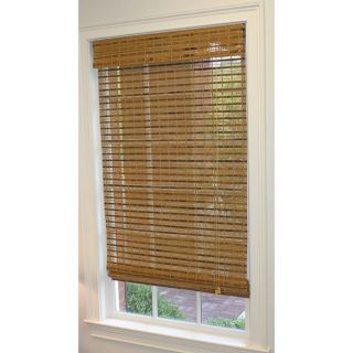 Style Selections Pecan Light Filtering Bamboo Natural Roman Shade (Common 71 in; Actual 70.5 in x 64 in)