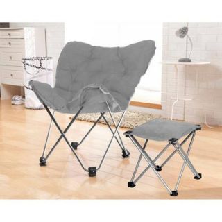 your zone butterfly chair with foot rest stool, multiple colors