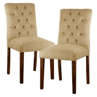 Threshold™ Brookline Tufted Velvet Dining Chair   Set of 2