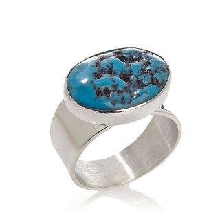 Jay King Blue Basin Kingman Turquoise Sterling Silver Ring   7888323