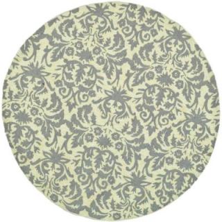 Safavieh Chelsea Beige Yellow/Grey 3 ft. x 3 ft. Round Area Rug HK368A 3R