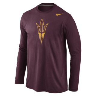 Nike College Logo Long Sleeve (Arizona State) Mens T Shirt. Nike