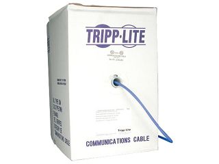 TRIPP LITE N020 01K BL 1000 ft. Cat 5E Blue 350MHz Bulk Stranded Core PVC Cable