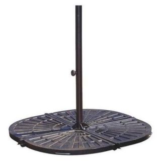 BLUE WAVE PRODUCTS NU6390 Umbrella Base Weight,Resin,120 lb. G0314259
