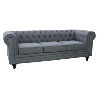 Grace Linen Fabric Chesterfield Sofa by Container