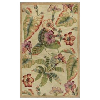 Kas Rugs All About Flowers Beige/Green 8 ft. 6 in. x 11 ft. 6 in. Area Rug SPA318986X116