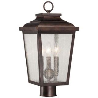 the great outdoors by Minka Lavery Irvington Manor 3 Light Chelsea Bronze Outdoor Post Mount 72176 189