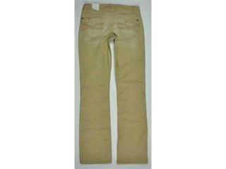 Aeropostale Womens Solid Casual Corduroy Pants graylicoric 1/2x32