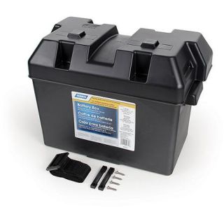 Camco RV Large Battery Box, Black