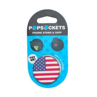 PopSockets American Flag Phone Tablet Collapsible Stand Holder, Multi