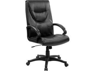 Flash Furniture High Back Black Leather Executive Swivel Office Chair [BT 238 BK GG]