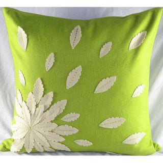 Design Accents Felt Applique Flower Pillow