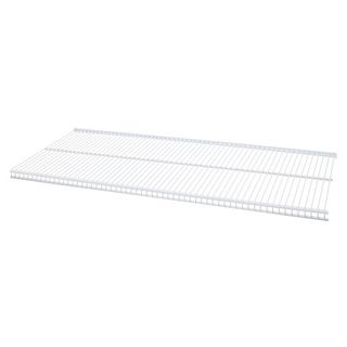 Organized Living freedomRail White Ventilated Shelf (48 x 16)
