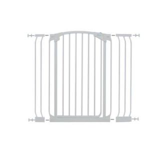 Dreambaby Chelsea 40 in. H Extra Tall Auto Close Security Gate in White with Extensions L782W