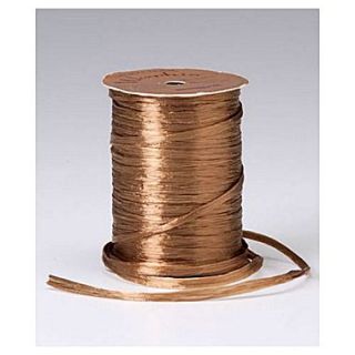 1/4 x 100 yds. Pearlized Wraphia Ribbon, Copper