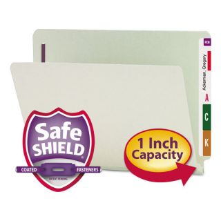 Smead Gray Green One Inch Expansion Folder (Box of 25)