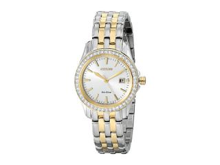 Citizen Watches EW1908 59A Eco Drive Silhouette Crystal Two Tone Stainless Steel