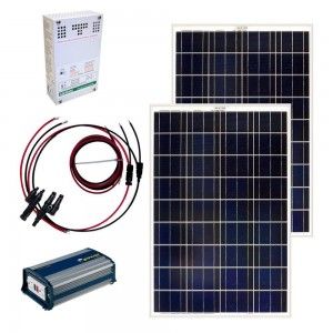 Grape Solar GS 200 KIT Panel Kit, 200 Watt Off Grid