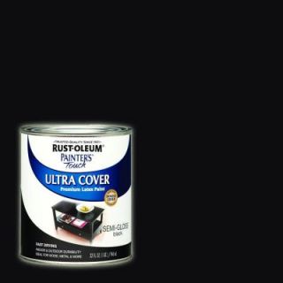Rust Oleum Painter's Touch 32 oz. Ultra Cover Semi Gloss Black General Purpose Paint 1974502