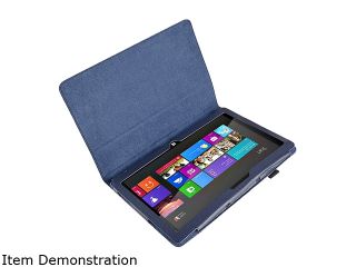Insten 1901803 Folio Stand Leather Case for Microsoft Surface RT / Surface 2, Blue