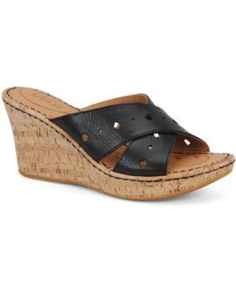Born Canova Platform Wedge Sandals   Shoes