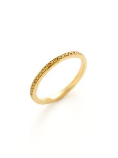 Fancy Yellow Diamond & Gold Thin Band Ring by Piranesi